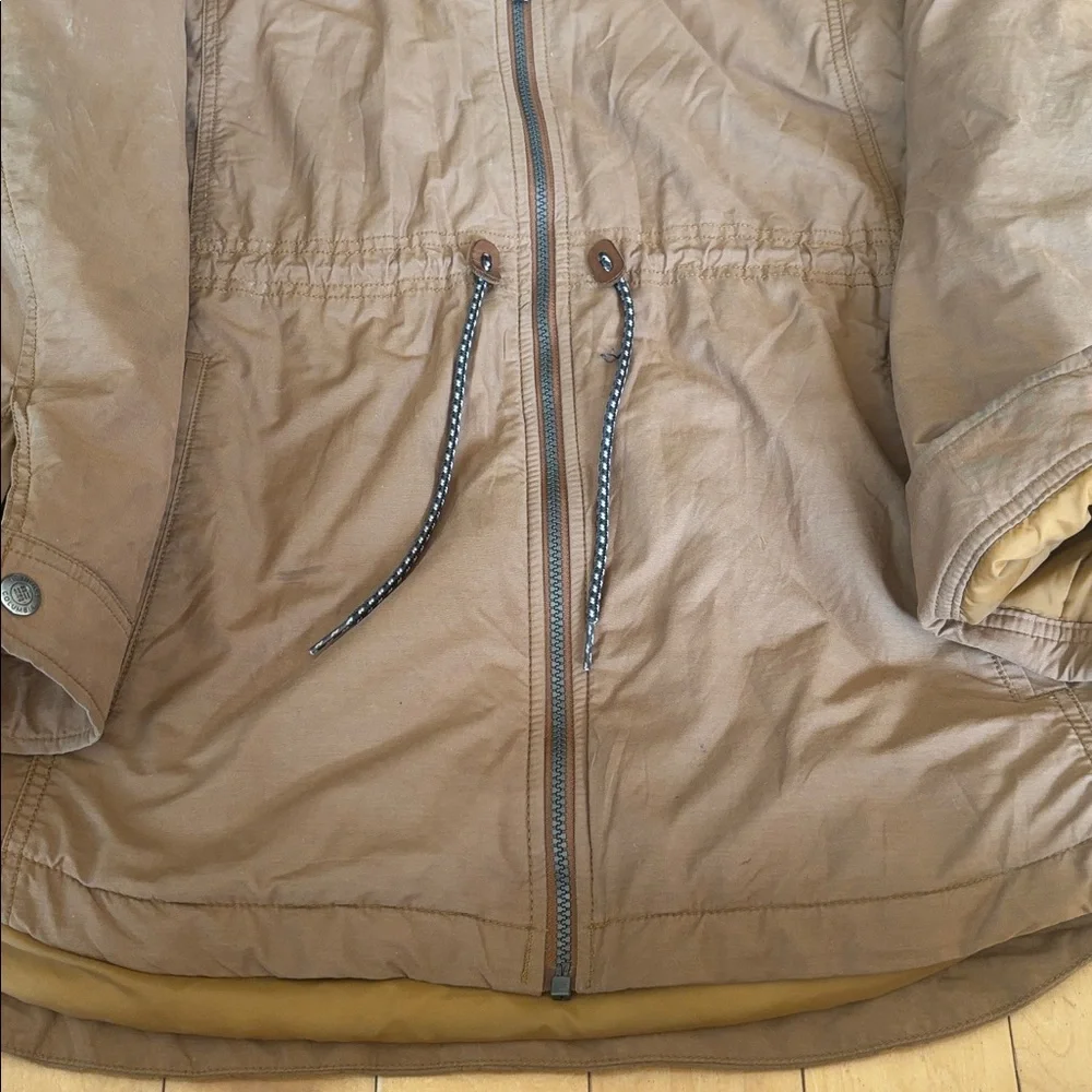 Women’s hazelnut brown hooded Columbia jacket - Picture 5 of 6